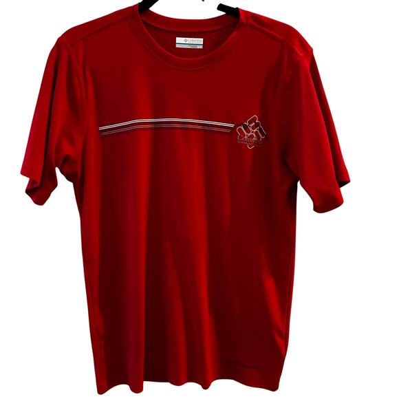 NWOT Men's Red Columbia Sportswear T Shirt sz M - Picture 1 of 4